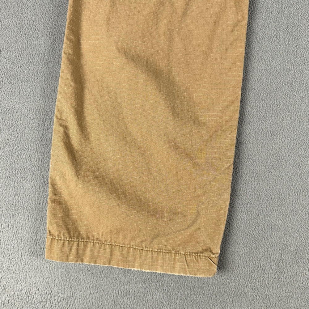 Carhartt Cargo Pants 34x32 Yukon Brown Tappen Relaxed Force Ripstop Workwear - Picture 3 of 11